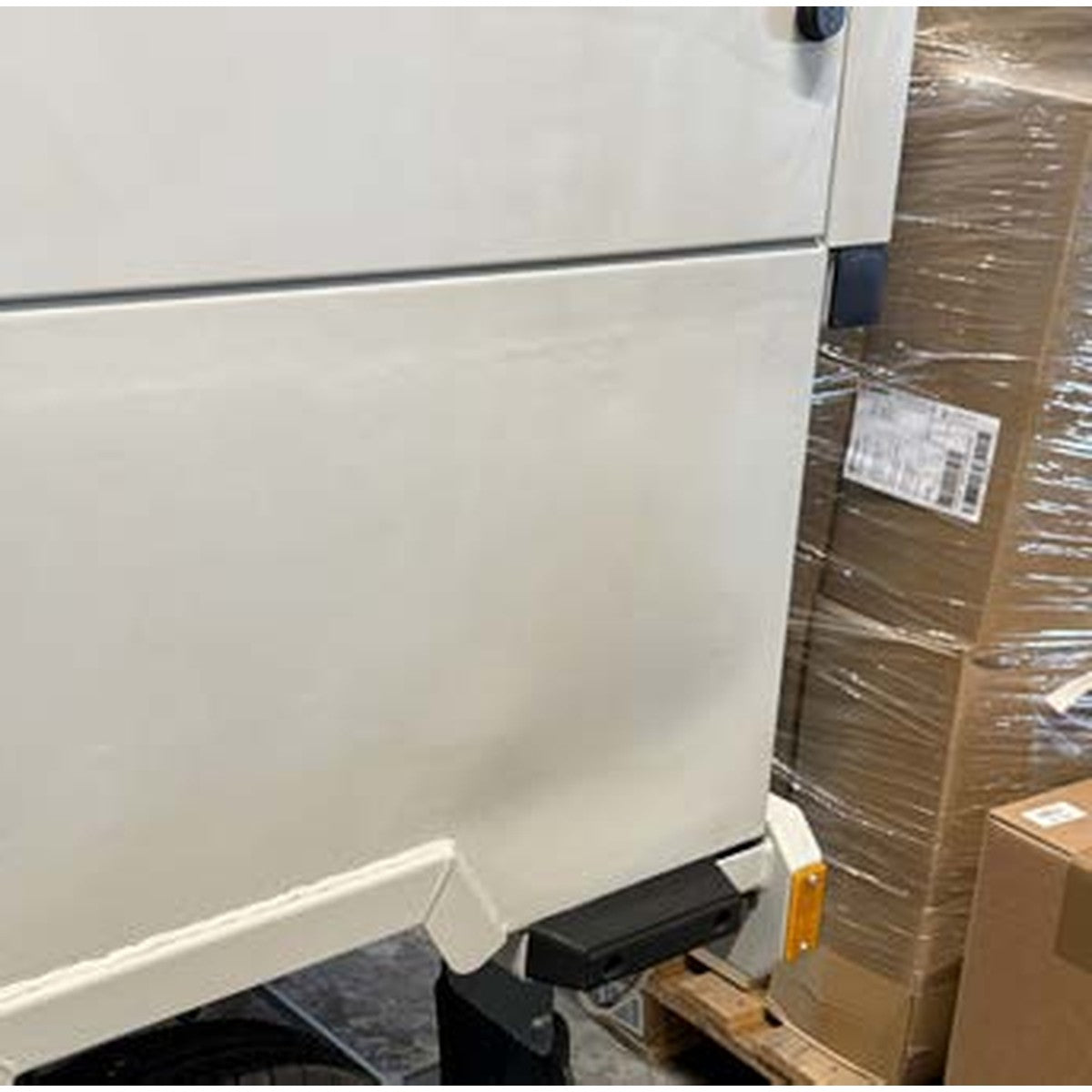 Mobile Heizzentrale 60 kW Low NOx BD0367 – Detailaufnahme optischer Mangel