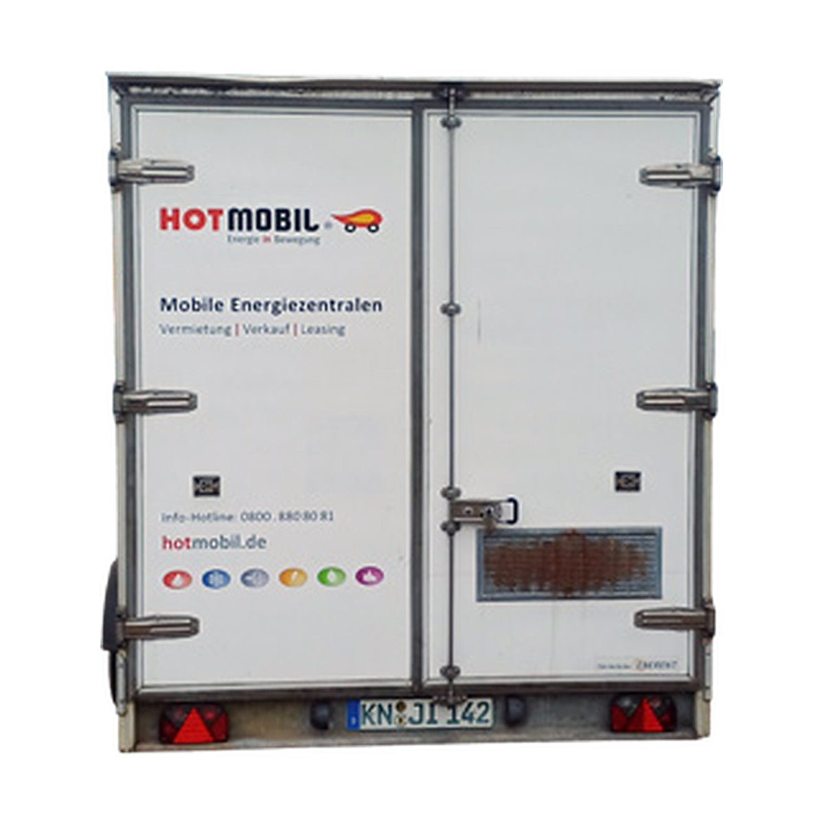 Mobile Heizzentrale ERHMO 300 kW – Gebrauchtanlage MHZ076