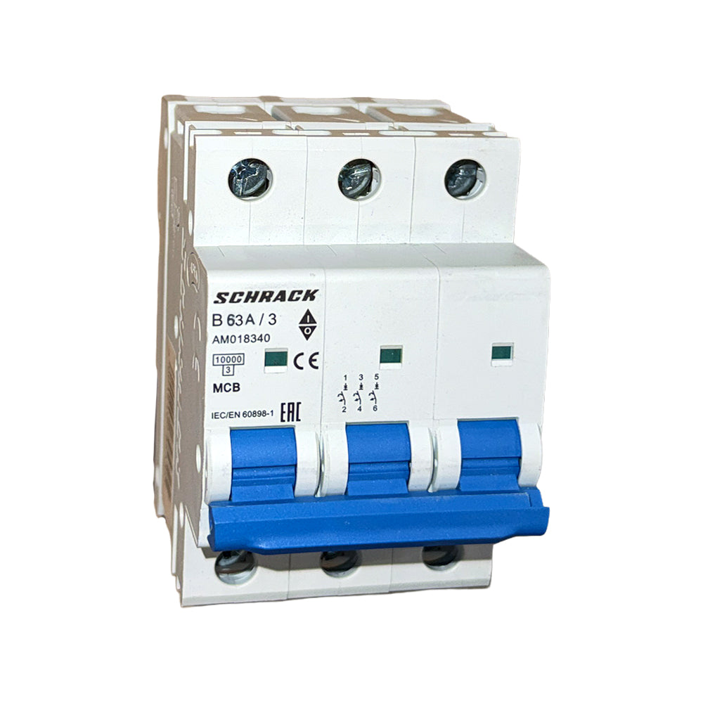 Disjoncteur B63A 3 pôles
