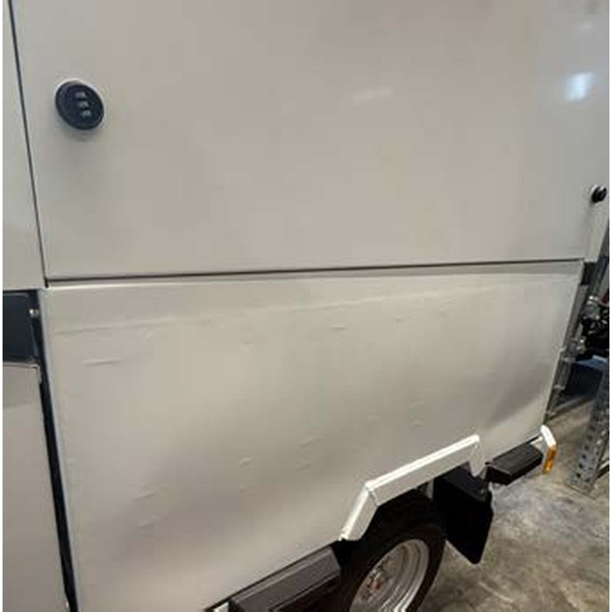 Mobile Heizzentrale 60 kW Low NOx BD0370 – Detailaufnahme optischer Mangel