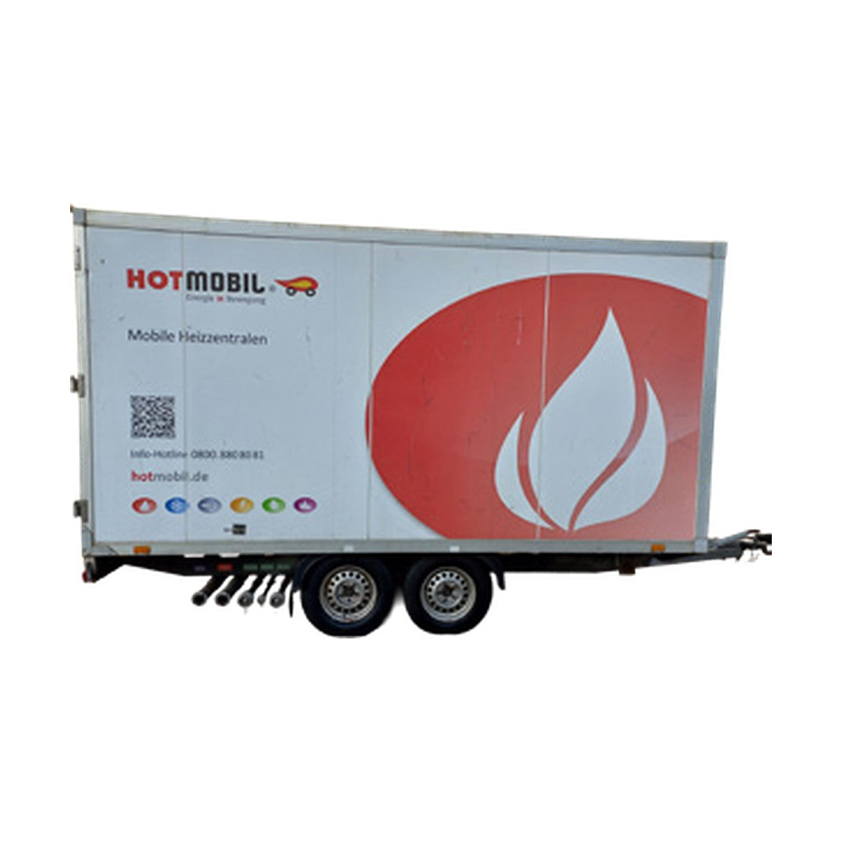 Mobile Heizzentrale ERHMO 300 kW – Gebrauchtanlage MHZ036